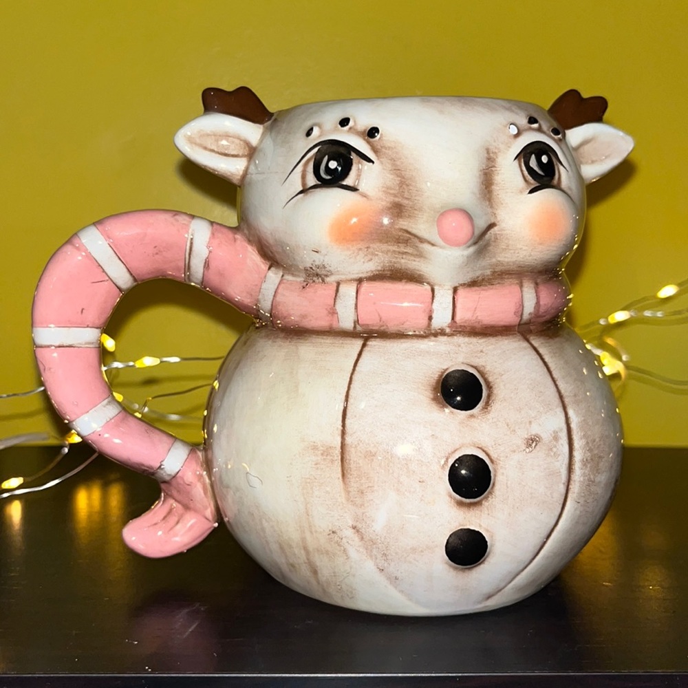 Johanna Parker design reindeer mug Transpacific Everyday is a Holiday